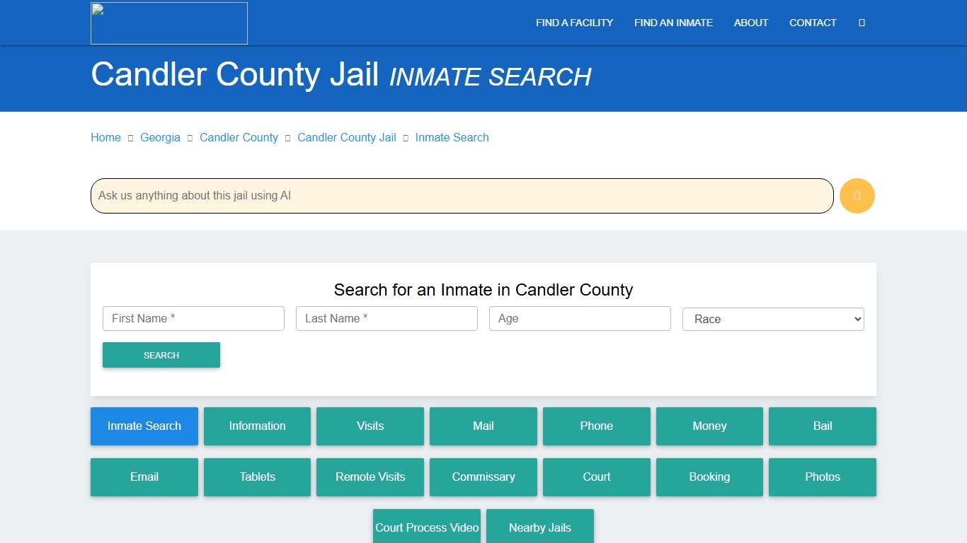 Candler County Inmate Search & Roster Find Inmates GA